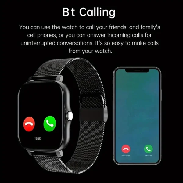 2025 New Bluetooth Answer Call Smart Watch Men Touch Call Fitness Tracker Waterproof Smartwatch Women For Android ios Gift - Image 4
