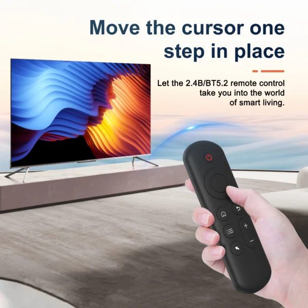 2.4G BT 5.2 Remote Control Wireless Gyroscope Air Mouse 7 Color Backlight USB Receiver Mini Keyboard for Android Smart TV Box PC - Image 3