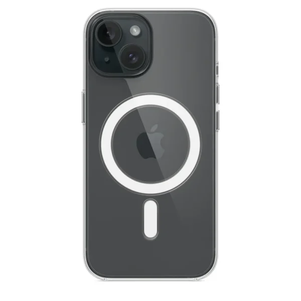 Magnetic Original Clear Case For iPhone 16 15 14 13 12 11 Pro Max Plus mini XS XR Funda For Magsafe Silicone Transparent Cover - Image 3