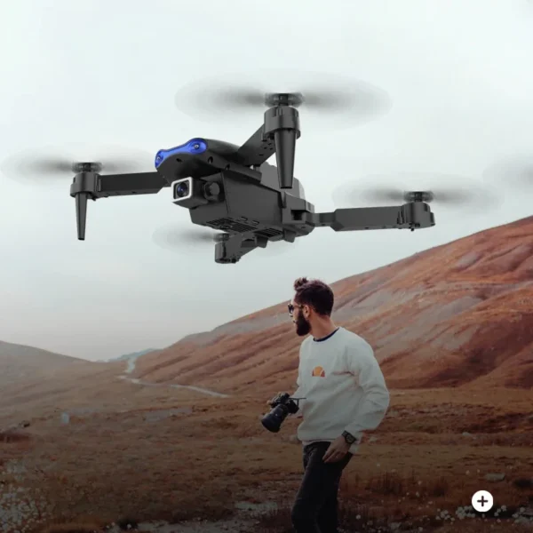E99Pro RC Drone 4K Professinal With 1080P Wide Angle HD Camera Foldable Helicopter WIFI FPV Height Hold Gift Toy - Image 2