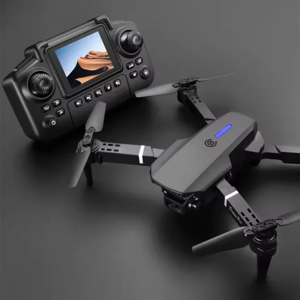 Newest E88 E99D Screen-controlled Lighting Mini Drone 4K 2 Camera Optical Flow Remote Control Aircraft Dji Mavic Air 2 - Image 6