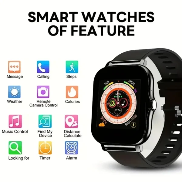 2025 New Bluetooth Answer Call Smart Watch Men Touch Call Fitness Tracker Waterproof Smartwatch Women For Android ios Gift - Image 3