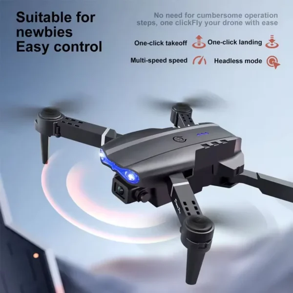 Newest E88 E99D Screen-controlled Lighting Mini Drone 4K 2 Camera Optical Flow Remote Control Aircraft Dji Mavic Air 2 - Image 5